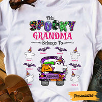 Personalized This Spooky Grandma Halloween T Shirt JL2712 24O47 thumb 1