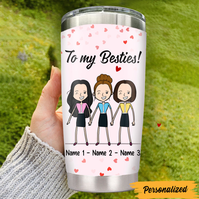 Personalized Friends Stay With Me Steel Tumbler JL279 26O47 1