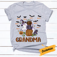 Personalized Mom Grandma Halloween T Shirt JL274 30O34 thumb 1