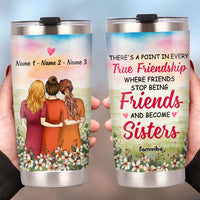 Personalized Friends Sisters Steel Tumbler JL273 26O53 thumb 1