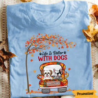 Personalized Dog Fall T Shirt JL306 24O47 thumb 1