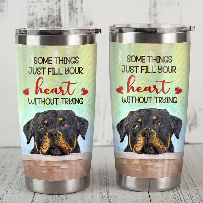 Rottweiler Dog Steel Tumbler FB0501 67O52 1