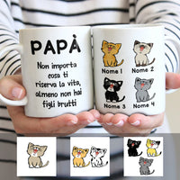 Personalized Cat Mom Dad Italian Mamma E Papà Gatto Mug AP163 95O57 thumb 1