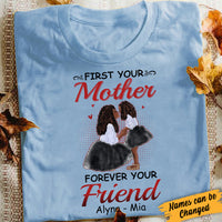 Personalized BWA Mom Forever Friend T Shirt AG72 30O34 thumb 1