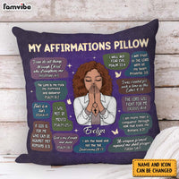 Personalized Gift For Daughter Christian Affirmations Pillow 30683 thumb 1