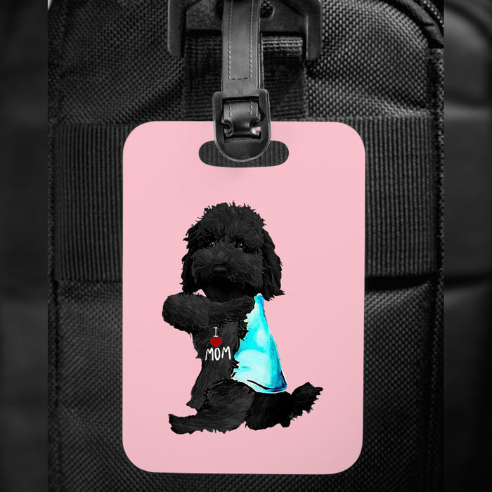 Black Goldendoodle Luggage Bag Tag SAP2004 81O36 1