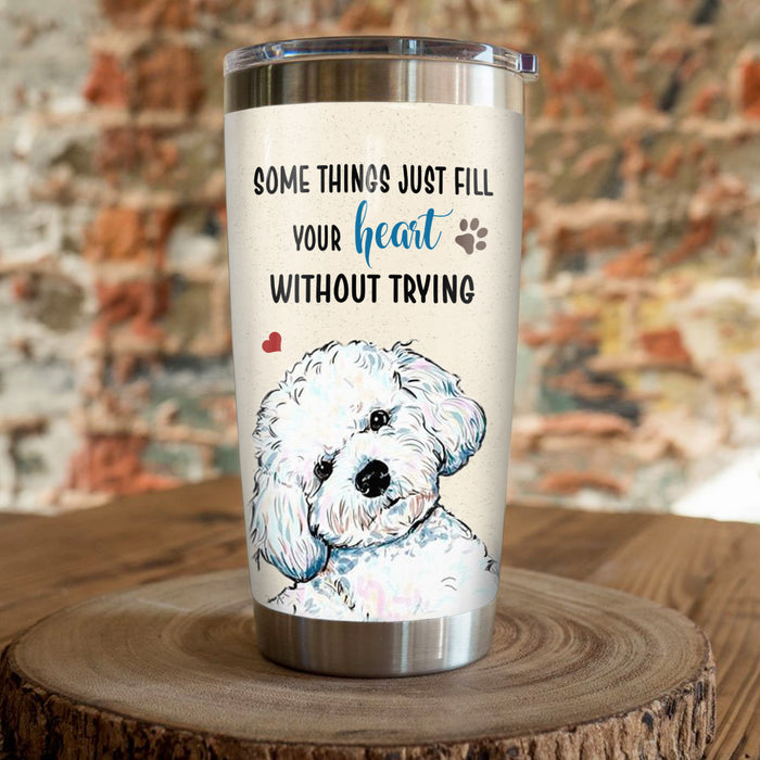Bichon Frise Dog Steel Tumbler FB0409 78O57 1