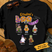 Personalized Fall Halloween Grandma Of Boo Crew T Shirt JL305 24O58 thumb 1