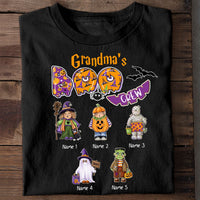 Personalized Fall Halloween Grandma Of Boo Crew T Shirt JL305 24O58 thumb 1