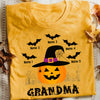 Personalized Grandma Halloween T Shirt JL293 30O53 1