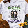 Personalized Witch Friends Sisters Halloween T Shirt JL291 24O53 1