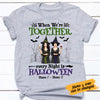 Personalized Witch Friends Sisters Halloween T Shirt JL291 24O53 1