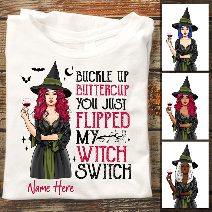 Personalized Witch Halloween T Shirt JL297 30O47 1