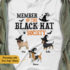 Personalized Halloween Dog The Black Hat Social T Shirt JL243 67O58 1