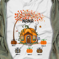 Personalized Halloween Fall Grandma Mom T Shirt JL295 26O57 thumb 1