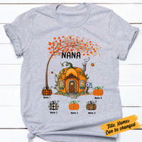 Personalized Halloween Fall Grandma Mom T Shirt JL295 26O57 thumb 1