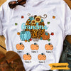 Personalized Grandma Fall Pumpkins T Shirt JL298 30O47 1