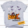 Personalized Mom Grandma Fall Halloween T Shirt JL296 95O58 1