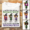 Personalized Witches Friends Sister Halloween T Shirt JL302 30O53 1