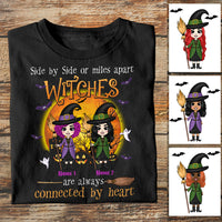 Personalized Halloween Witch Friends T Shirt JL304 24O34 thumb 1