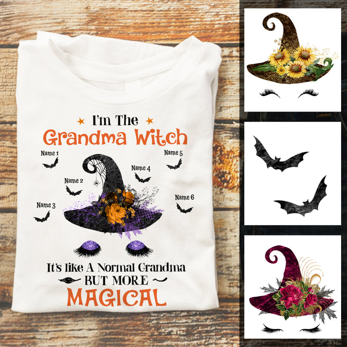 Personalized Grandma Halloween T Shirt JL307 30O57 1