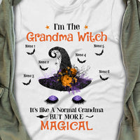 Personalized Grandma Halloween T Shirt JL307 30O57 thumb 1