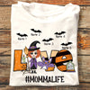 Personalized Mom Grandma Fall Halloween Witch T Shirt JL304 30O58 1