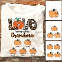 Personalized Grandma Fall Halloween T Shirt AG25 30O58 thumb 1