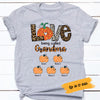 Personalized Grandma Fall Halloween T Shirt AG25 30O58 1