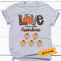 Personalized Grandma Fall Halloween T Shirt AG25 30O58 thumb 1