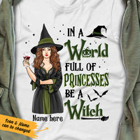 Personalized Halloween Witch T Shirt AG26 24O36 thumb 1