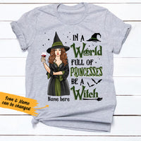 Personalized Halloween Witch T Shirt AG26 24O36 thumb 1