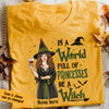 Personalized Halloween Witch T Shirt AG26 24O36 1