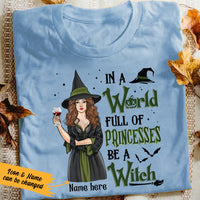Personalized Halloween Witch T Shirt AG26 24O36 thumb 1