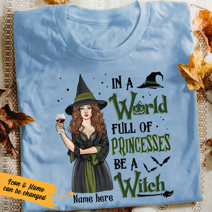 Personalized Halloween Witch T Shirt AG26 24O36 1