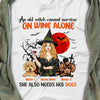Personalized Dog Witch Halloween T Shirt AG24 30O34 1