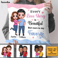 Personalized Couple Love Story Pillow JL264 23O28 thumb 1