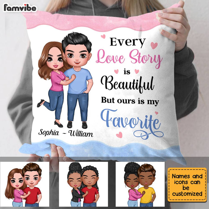Personalized Couple Love Story Pillow JL264 23O28 1