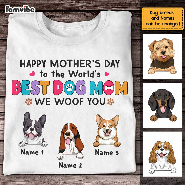 Personalized Dog Mom T Shirt MR82 24O57 1