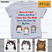 Personalized Cat Mom I Love You T Shirt MR72 95O36 thumb 1