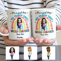 Personalized Teacher Rainbow Back To School Mug JL213 30O57 thumb 1
