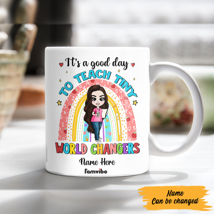 Personalized Teacher Rainbow Back To School Mug JL213 30O57 1