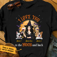 Personalized Love Dog Mom Halloween T Shirt AG22 24O36 thumb 1