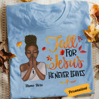 Personalized BWA Fall For Jesus T Shirt AG24 24O58 thumb 1