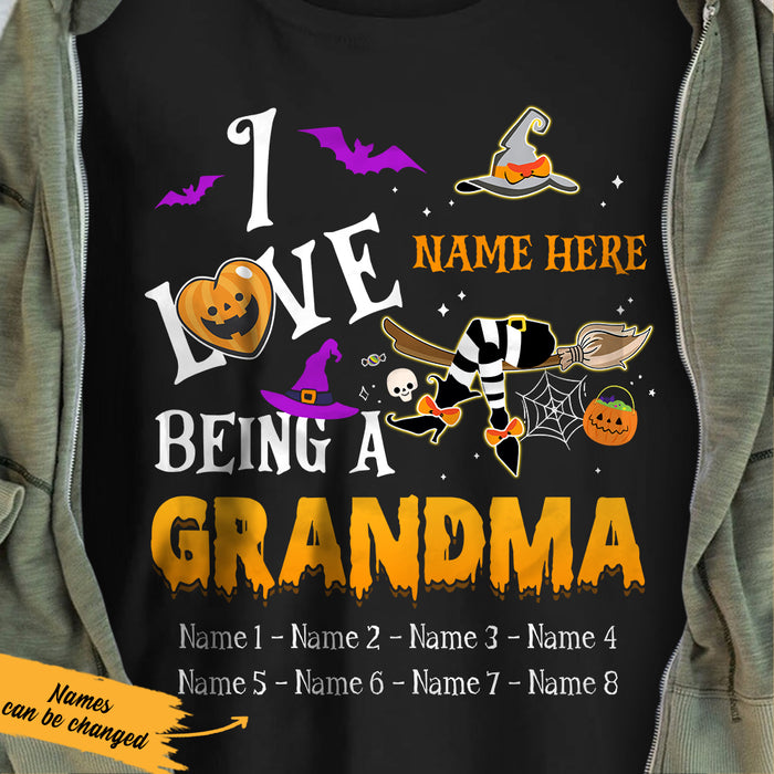 Personalized Halloween Mom Grandma T Shirt AG21 26O36 1