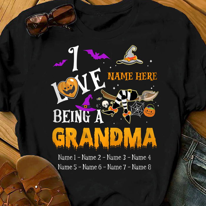 Personalized Halloween Mom Grandma T Shirt AG21 26O36 1