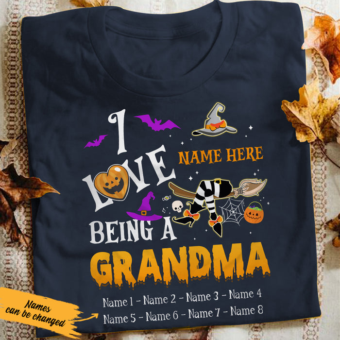 Personalized Halloween Mom Grandma T Shirt AG21 26O36 1
