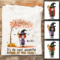 Personalized Witch Halloween T Shirt AG23 30O57 thumb 1