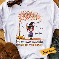 Personalized Witch Halloween T Shirt AG23 30O57 thumb 1
