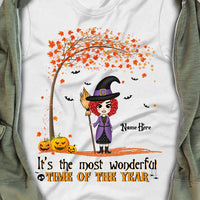 Personalized Witch Halloween T Shirt AG23 30O57 thumb 1